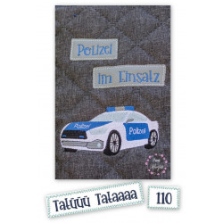 Stickdatei - Polizeiauto